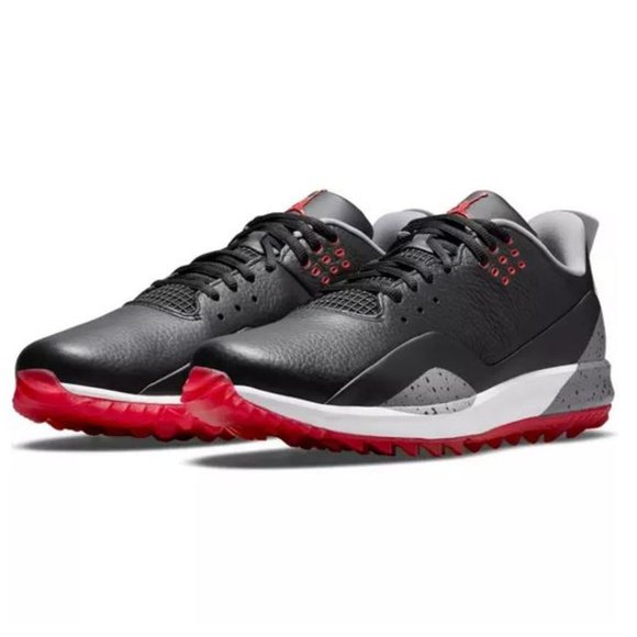 Jordan ADG 3 'Bred' CW7242-001 Spikeless Golf Cleat Men's size 7.5
